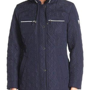 NEW Vince Camuto Quilted Navy Blue Jacket - Small